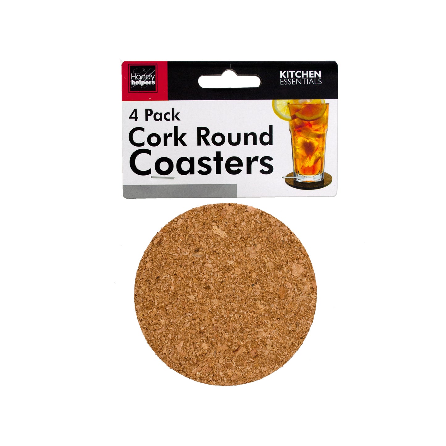 round cork coasters - -- 38 per box