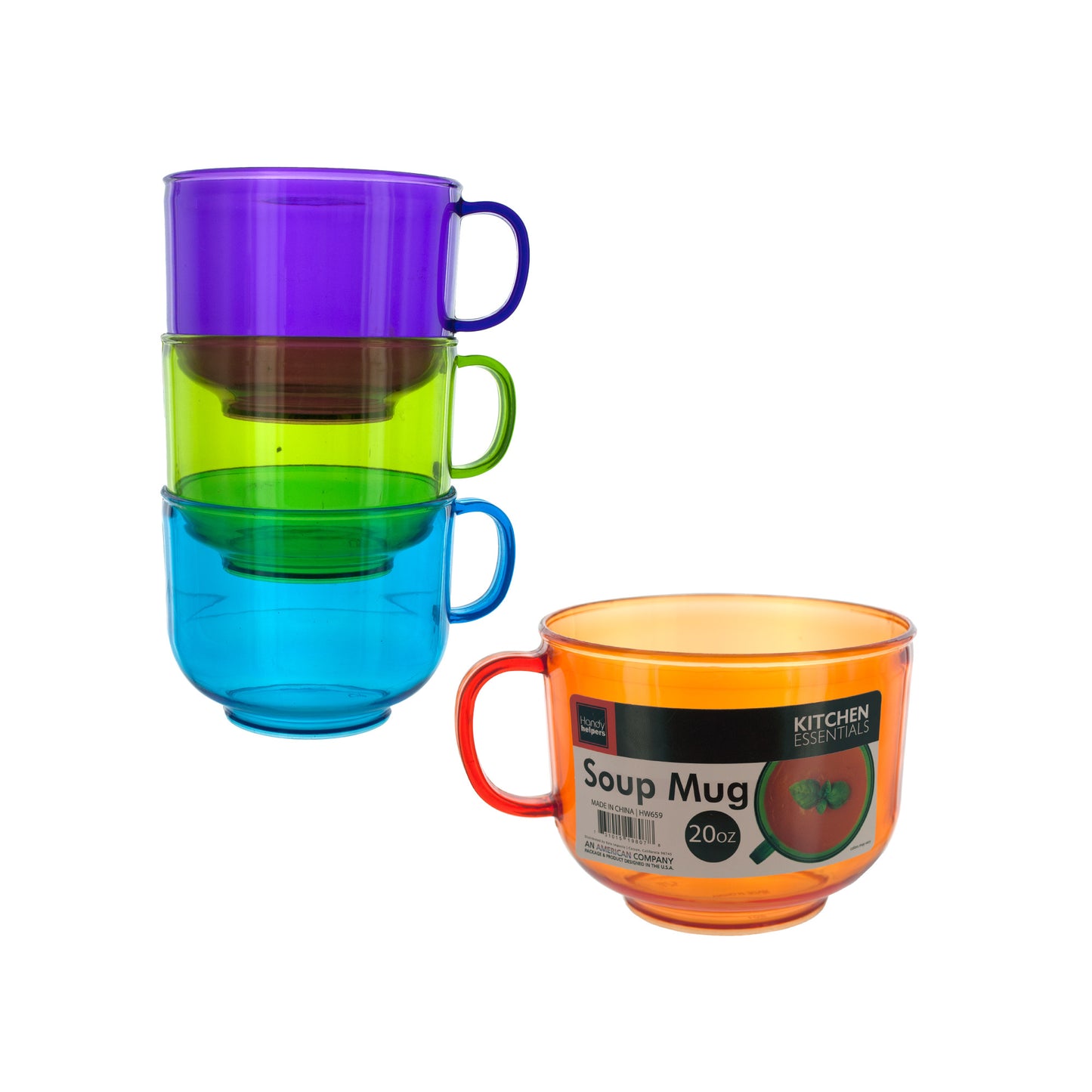 stackable soup mugs - 20 oz -- 19 per box
