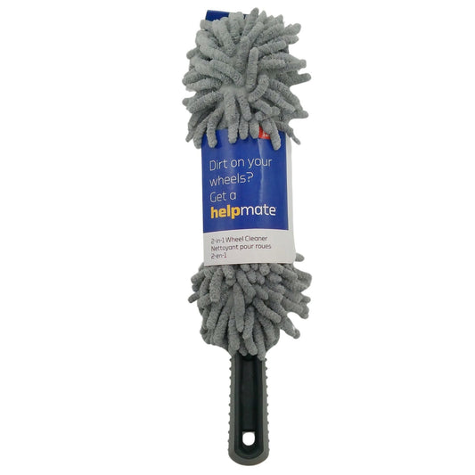 road pro 2-in-1 scrubbing and mop side wheel cleaner brush -- 17 per box