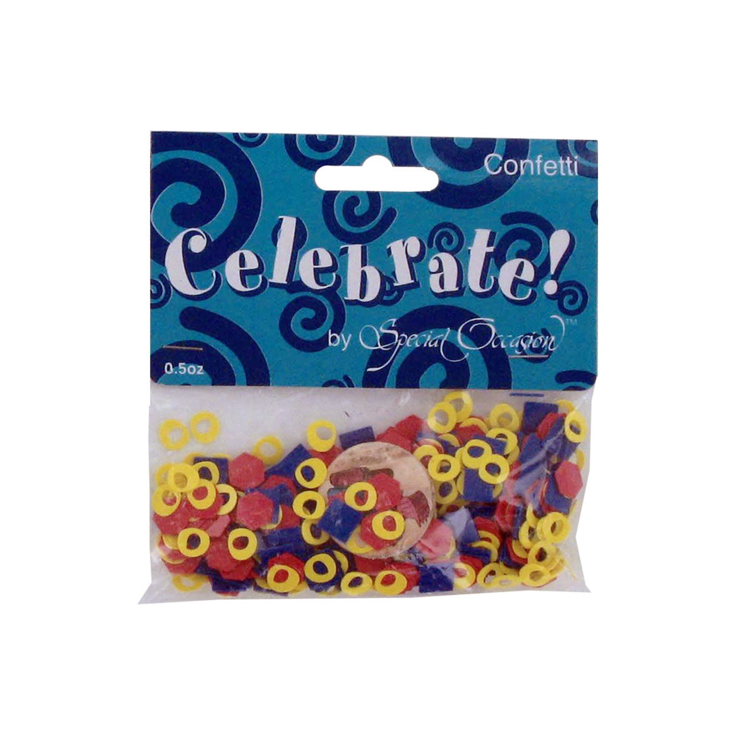 printed confetti - bulk - party supplies -- 12 per case