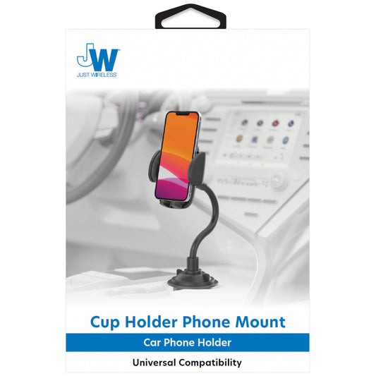 just wireless universal cup holder phone mount -- 14 per box