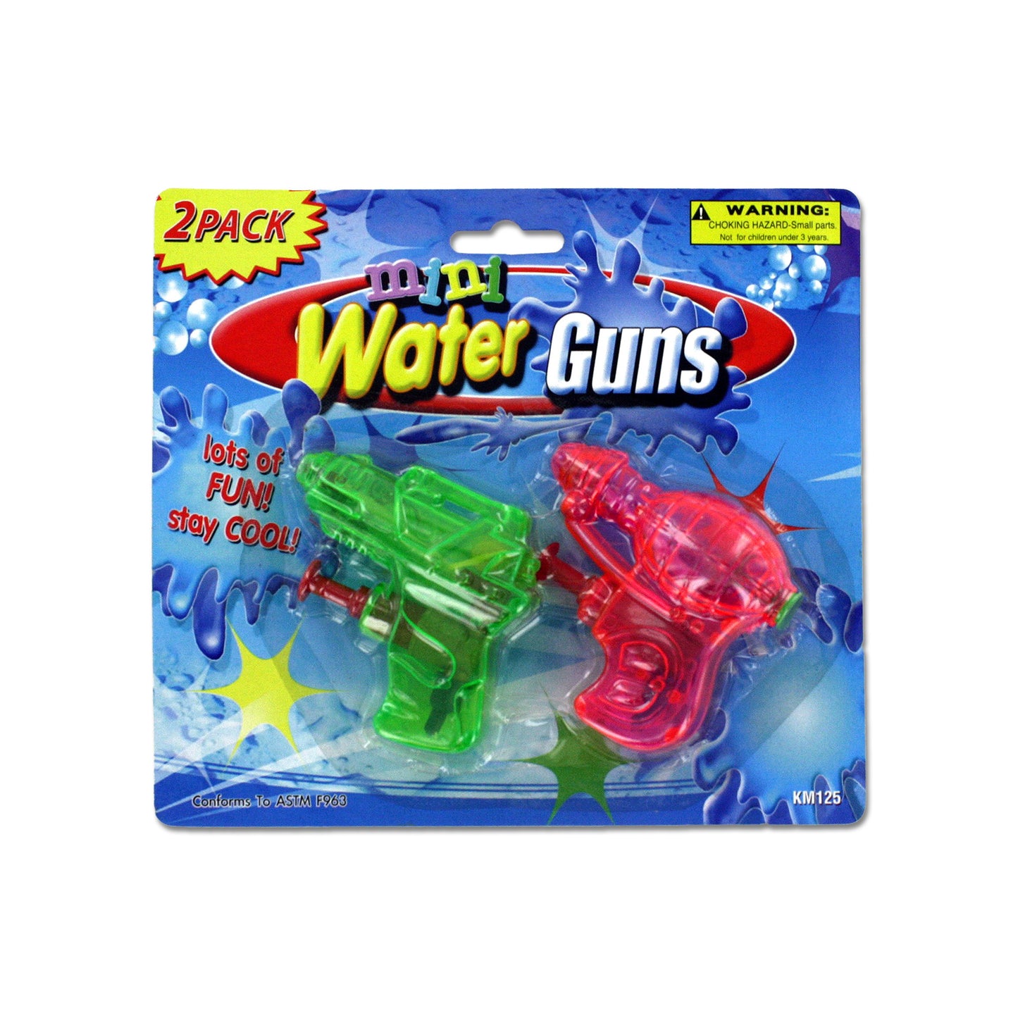 mini water guns - summer fun -- 25 per box