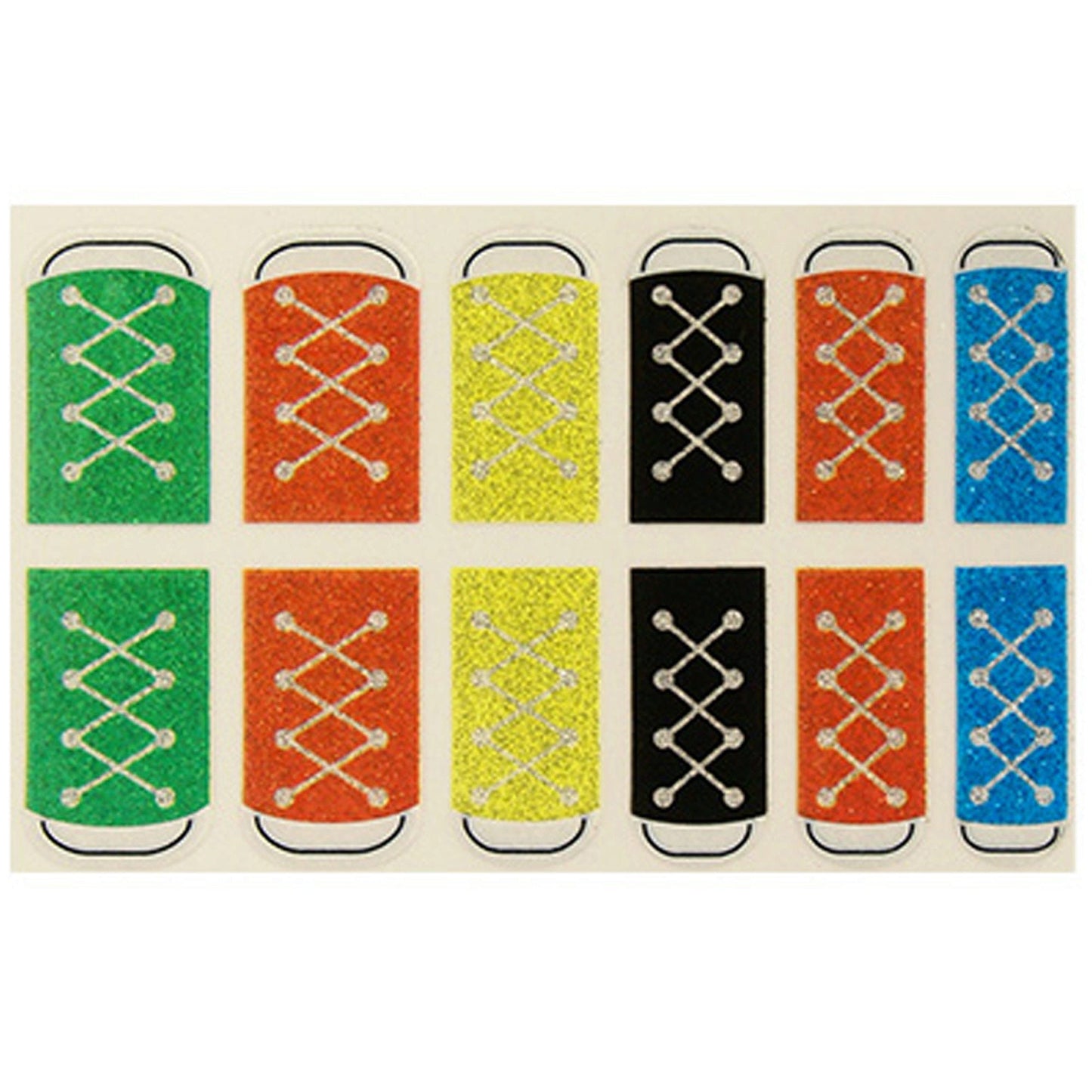 klean color nail it polish strips in assorted designs -- 72 per box