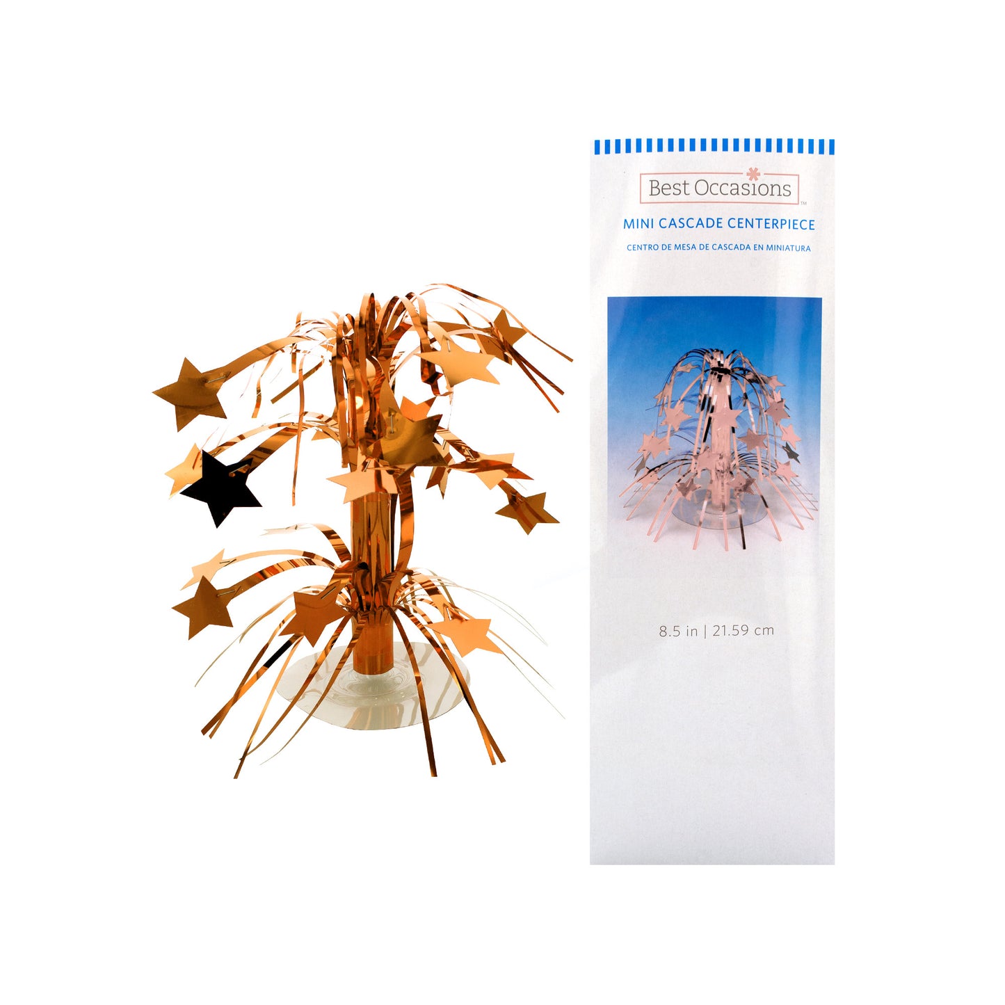 orange cascading centerpieces - - -- 48 per case