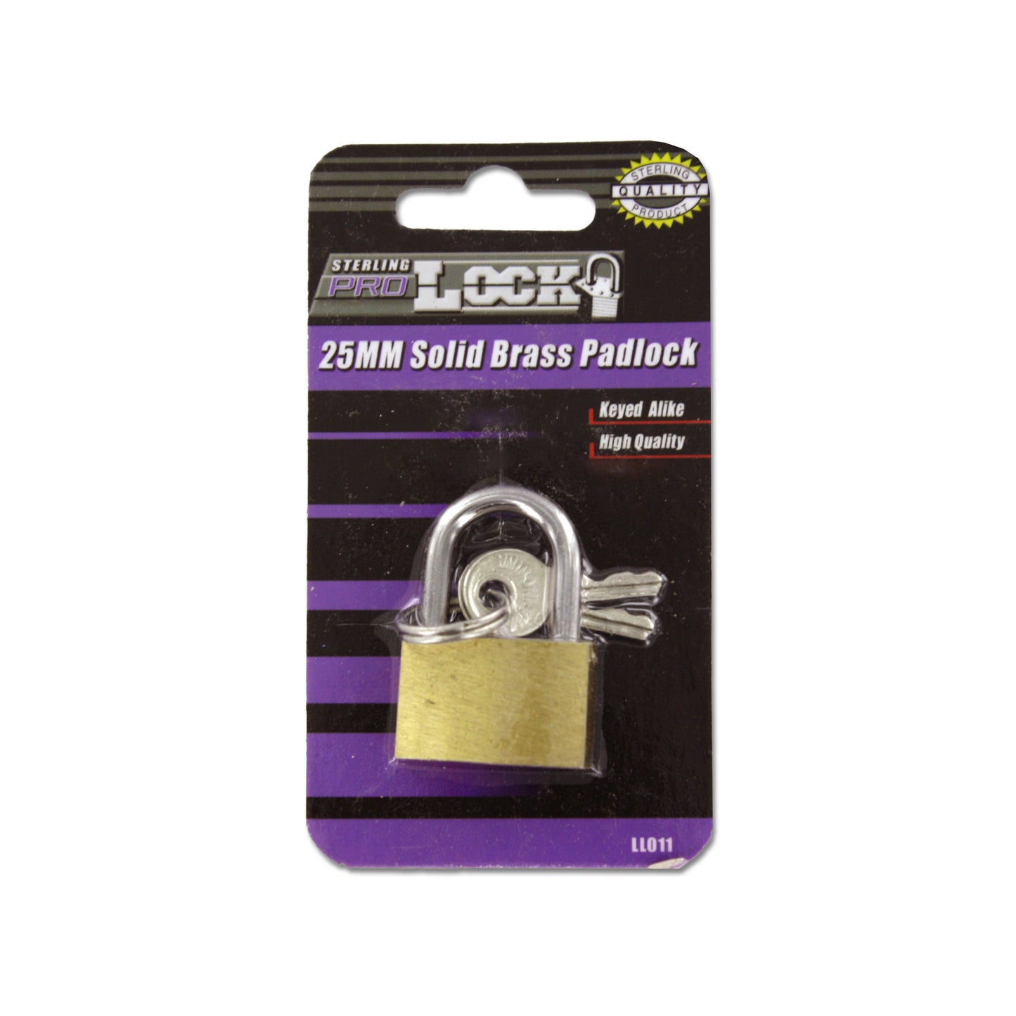 gold tone padlocks with keys - bulk aa pack -- 30 per box