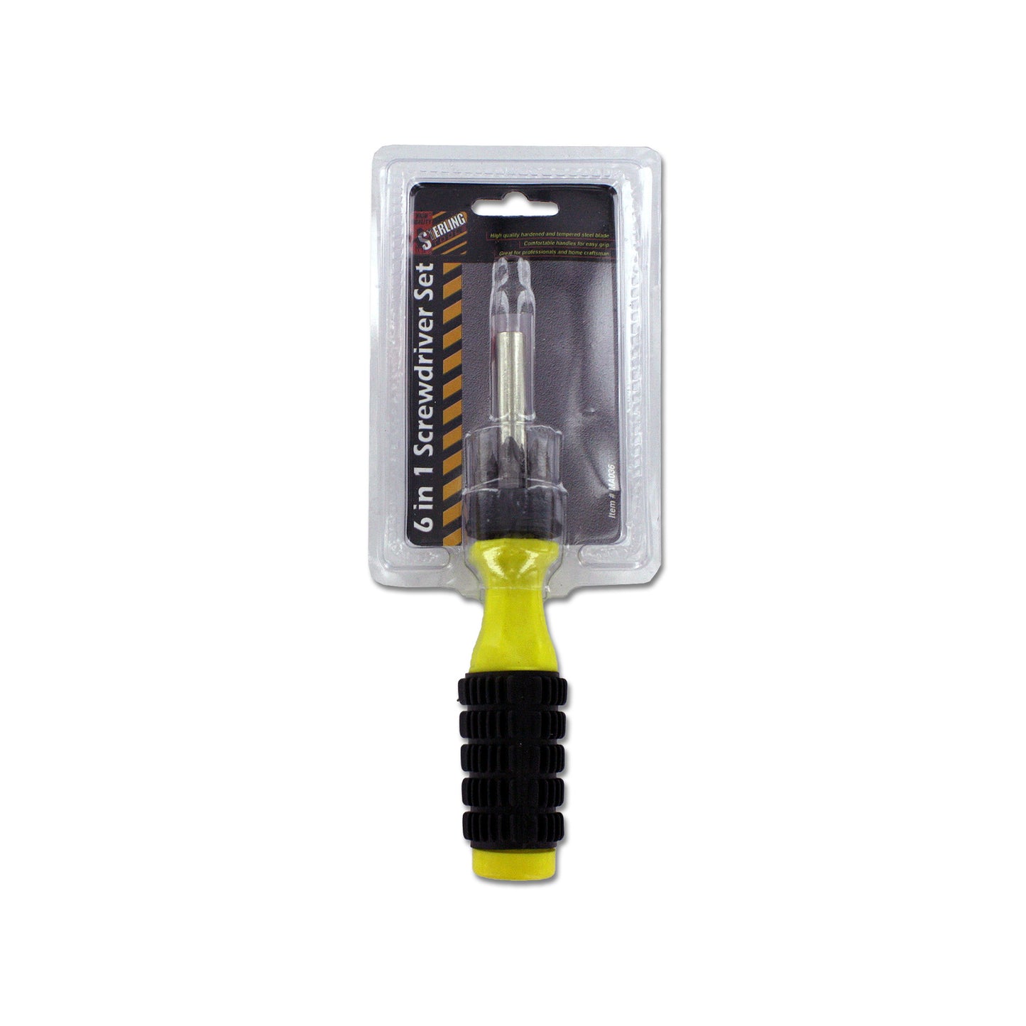 6 in 1 screwdriver set -- 19 per box