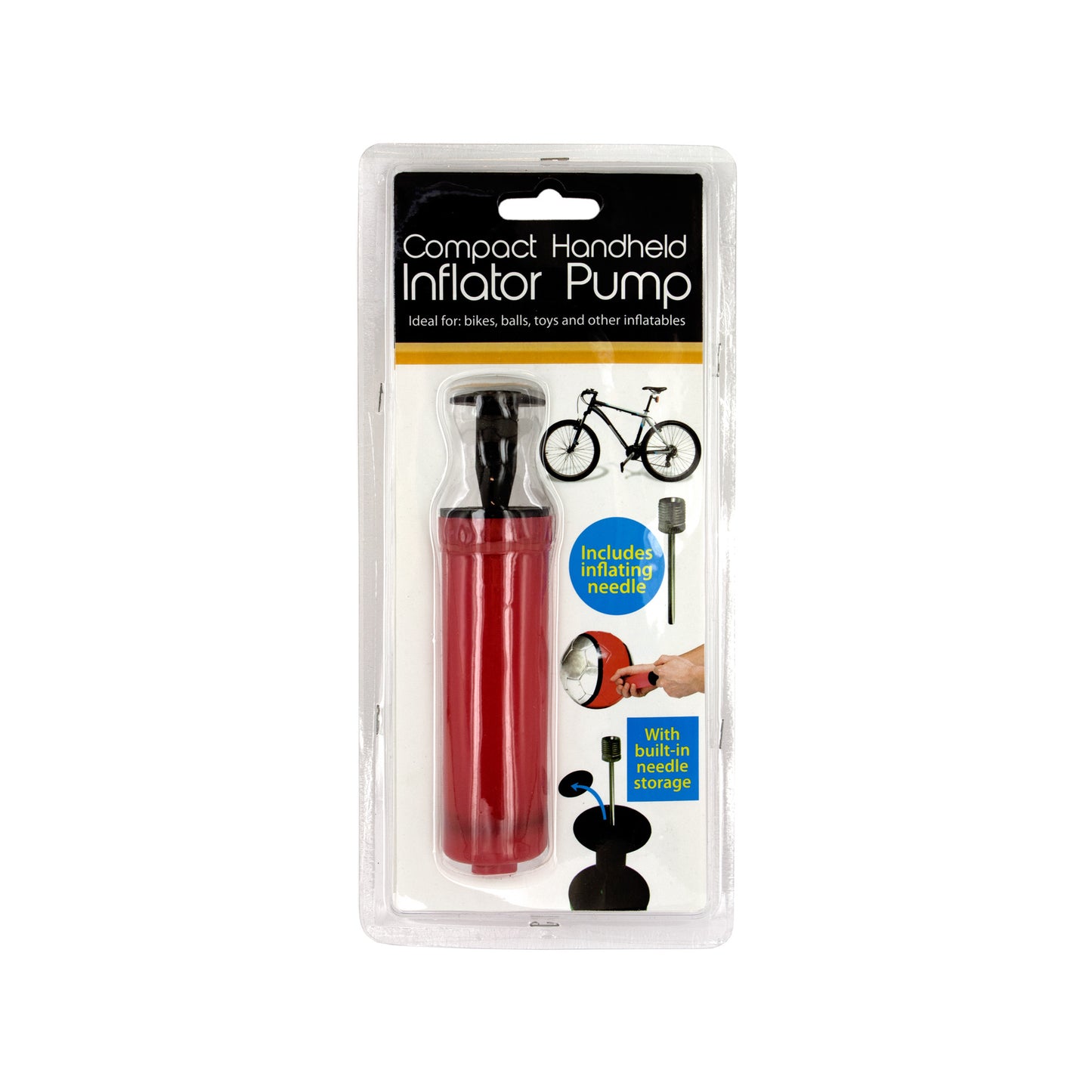 compact handheld inflator pump -- 20 per box