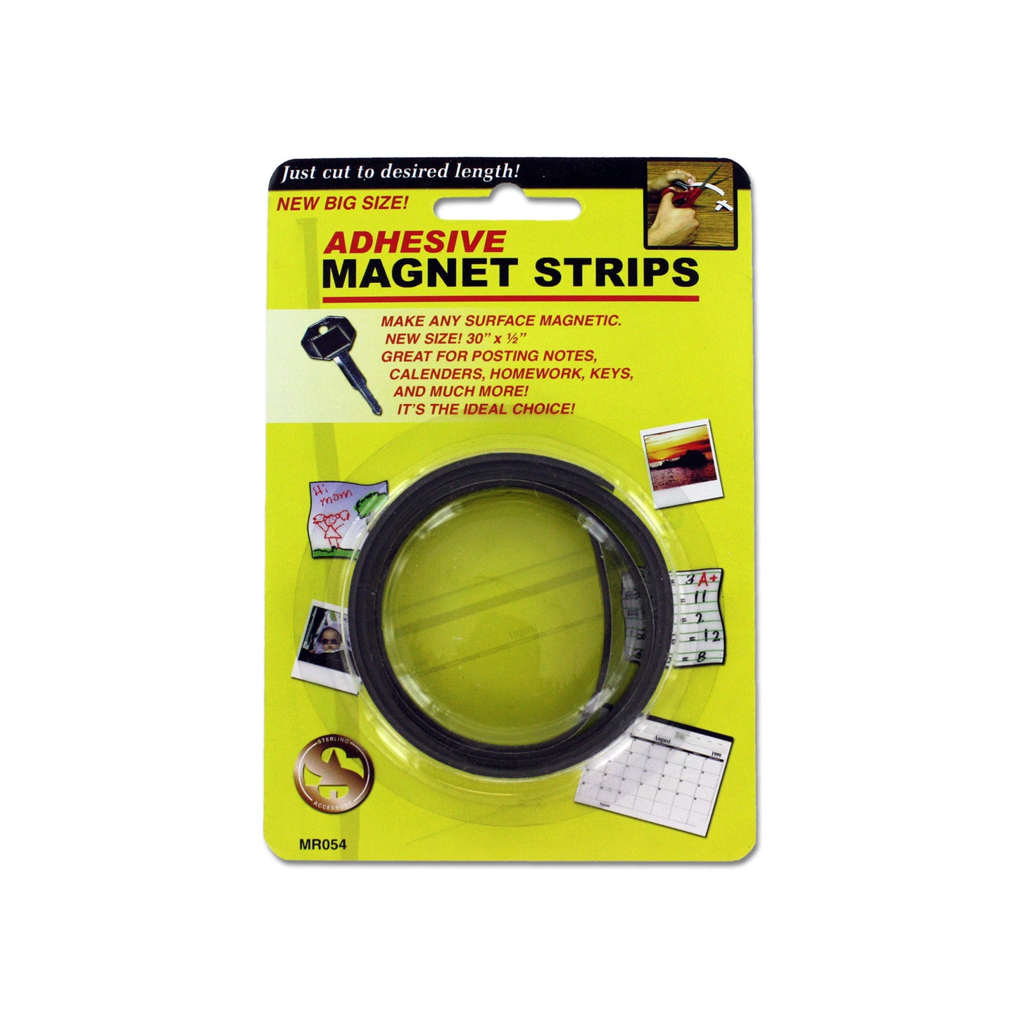 adhesive magnet strips - bulk -- 27 per box