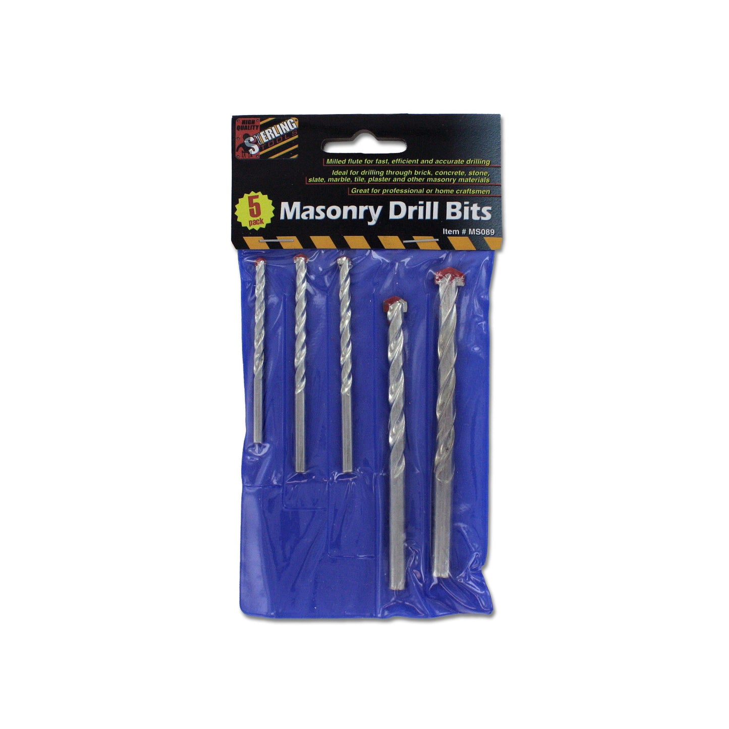 masonry drill bits - -- 28 per box