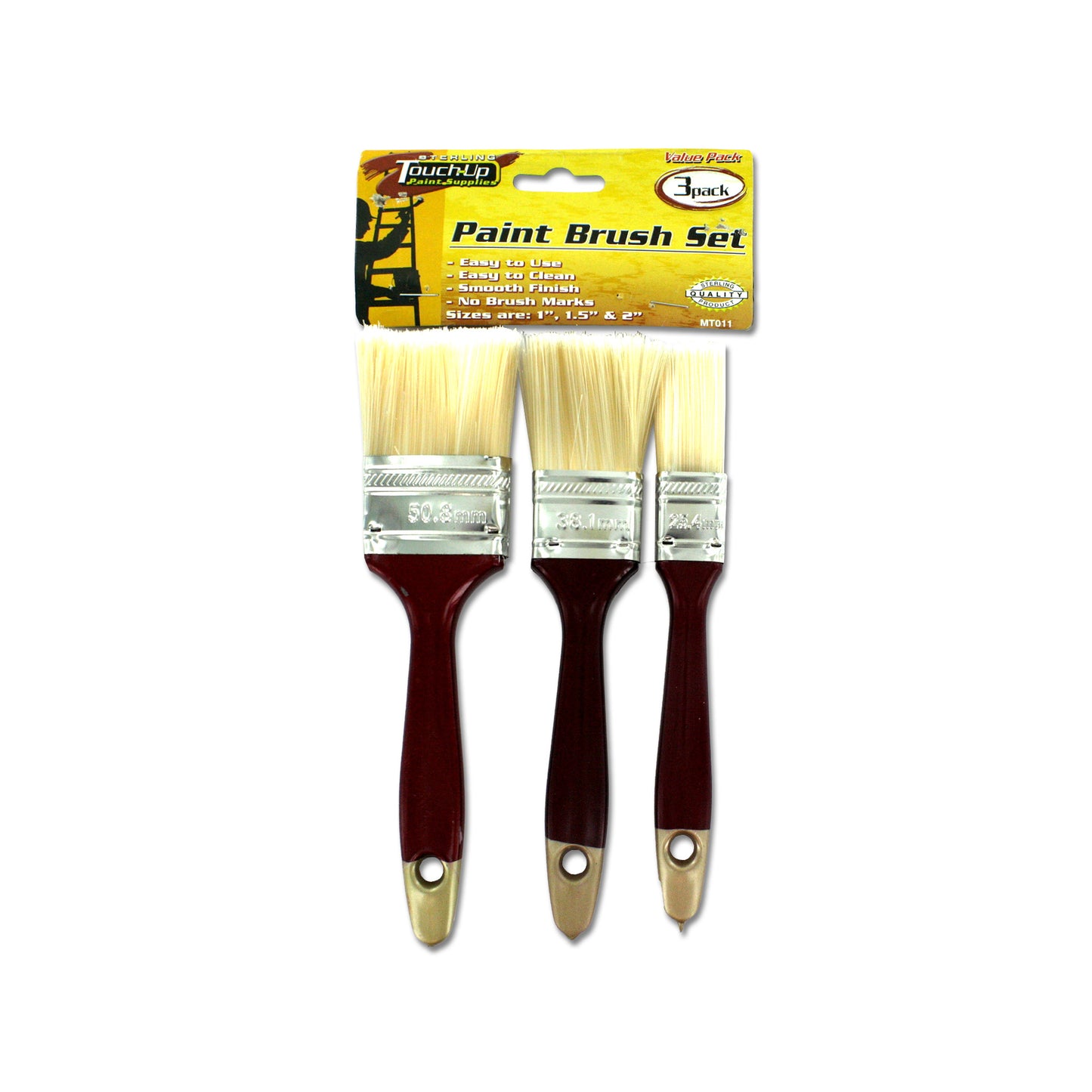 deluxe paint brush set - -- 25 per box
