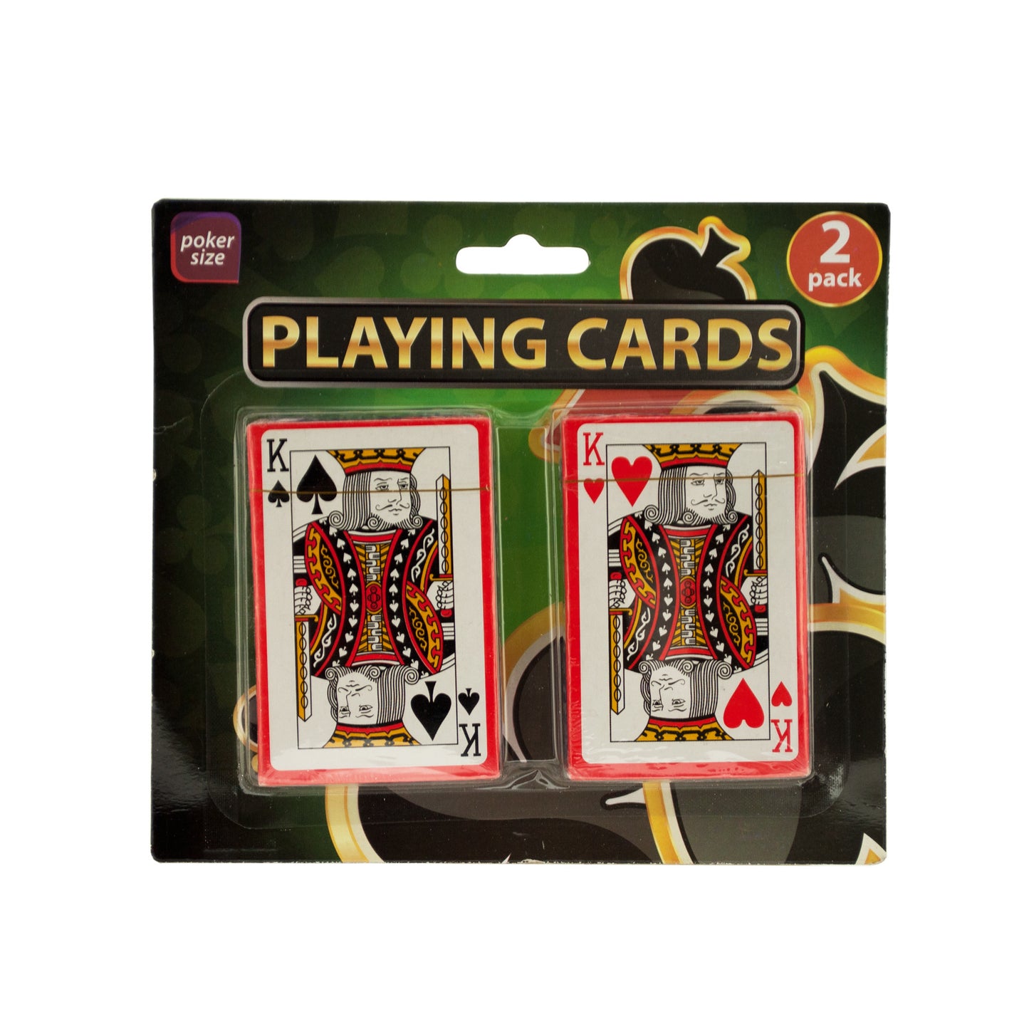 plastic coated poker size playing cards - zz set -- 26 per box