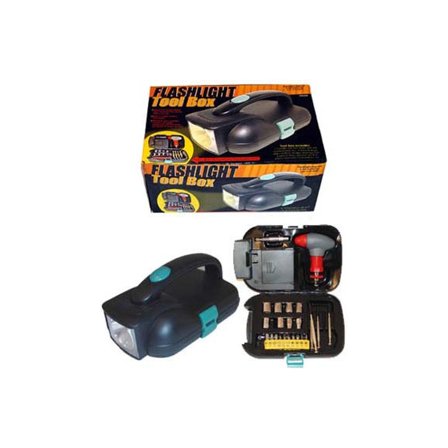 flashlight toolbox - heavy duty -- 4 per box