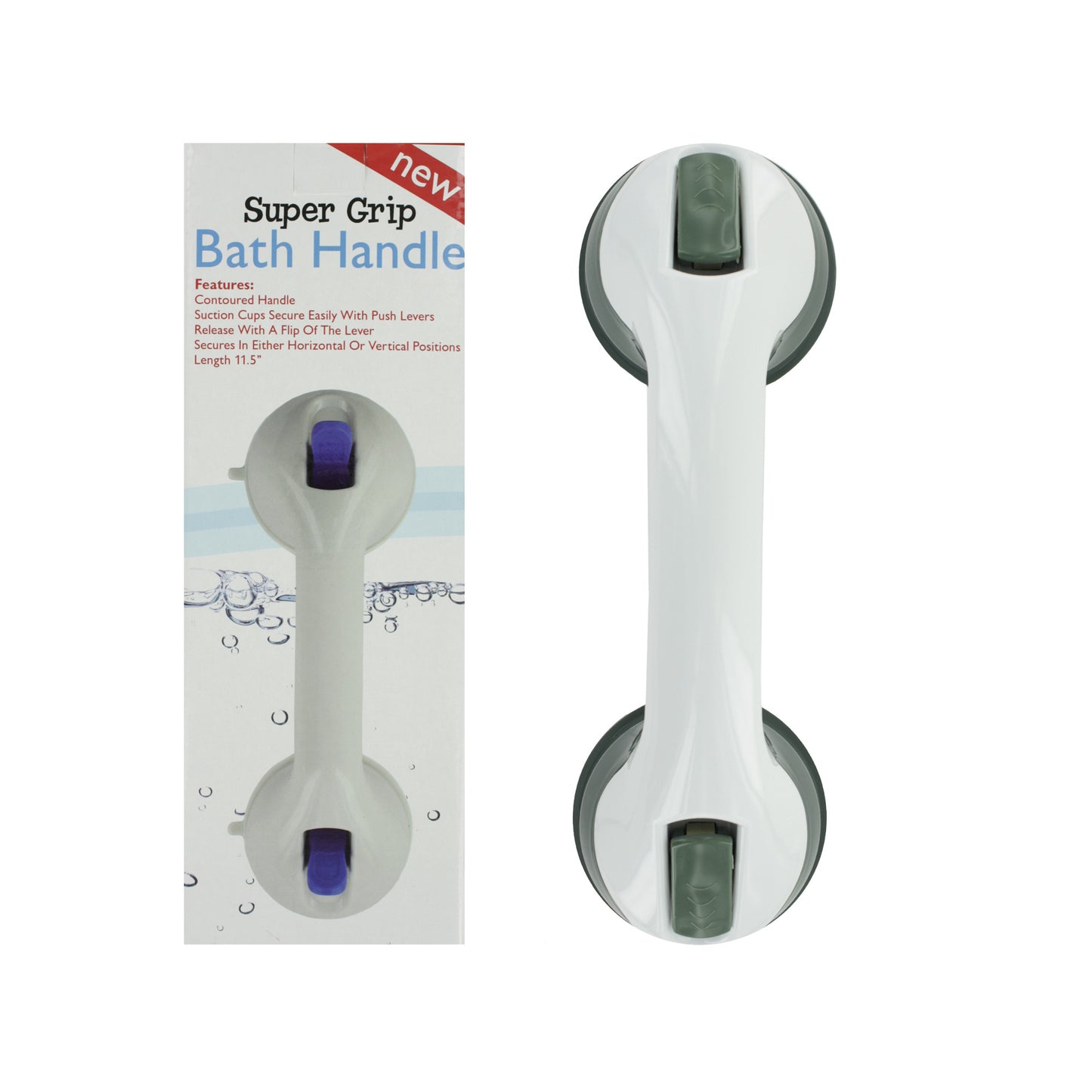 suction mount super grip bath handle - - -- 6 per box