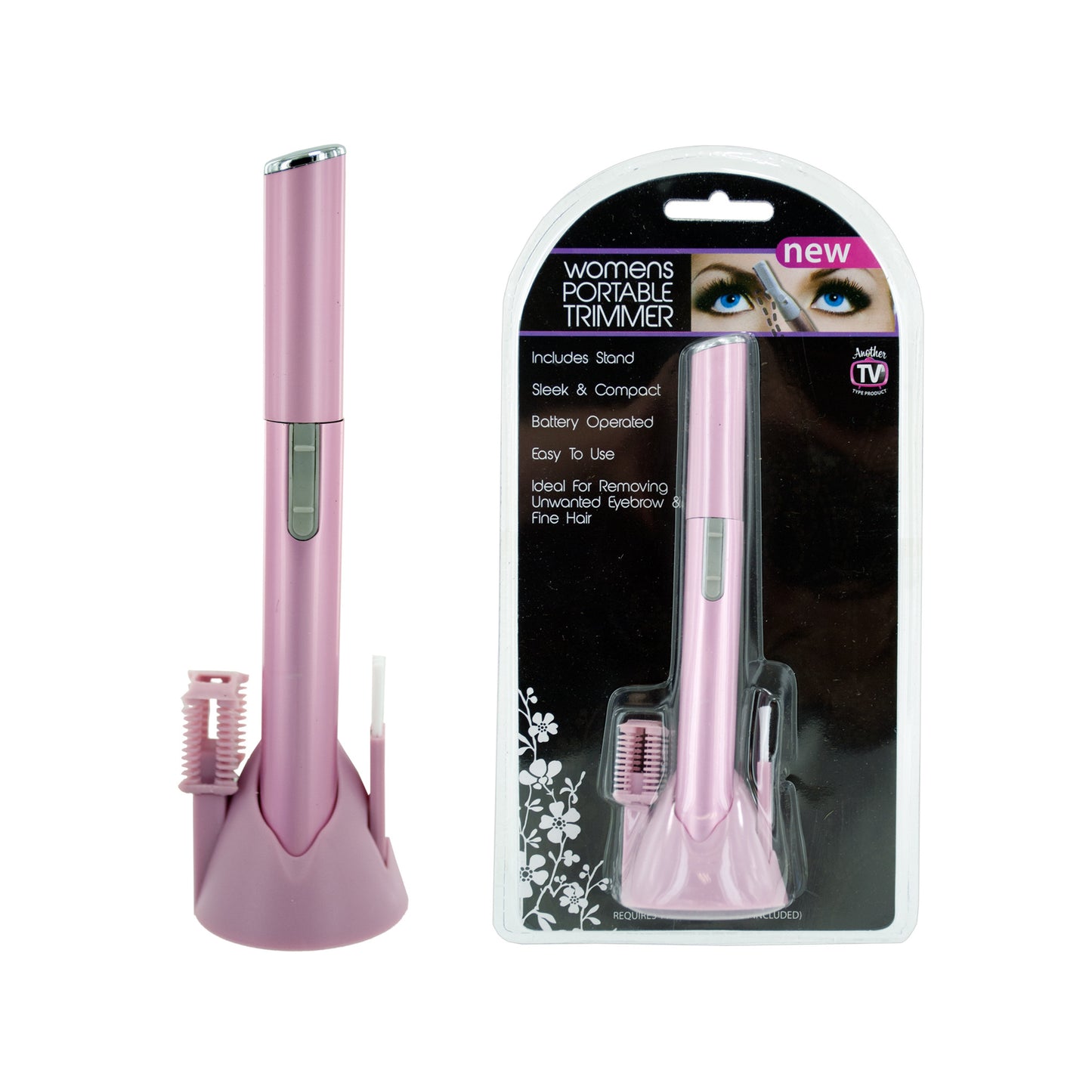 battery operated women's portable trimmer - - -- 8 per box