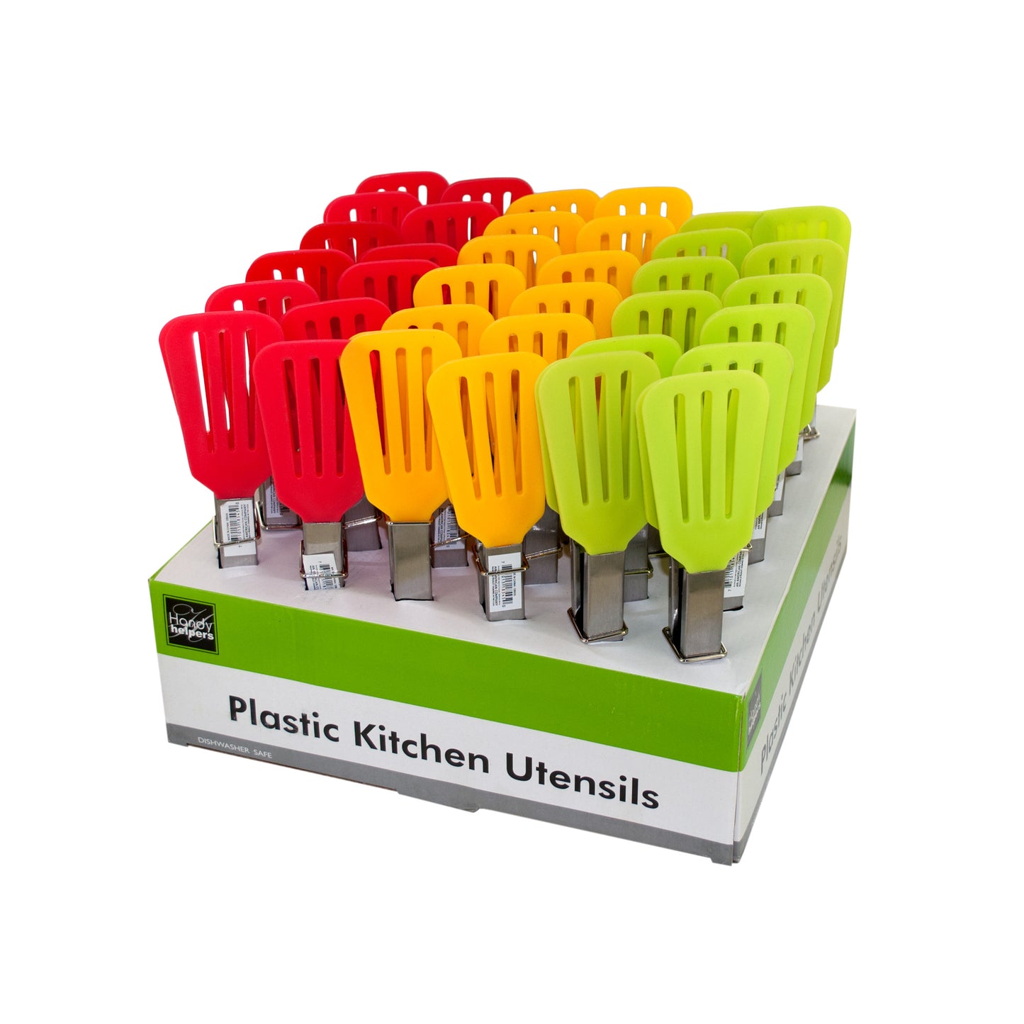 plastic kitchen turner tongs - counter top display -- 25 per box
