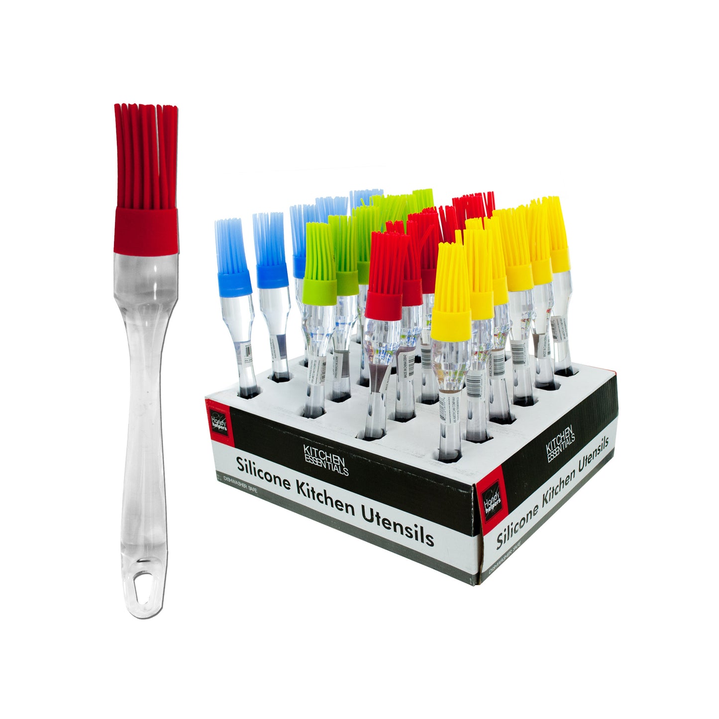 silicone basting brush countertop display -- 18 per box