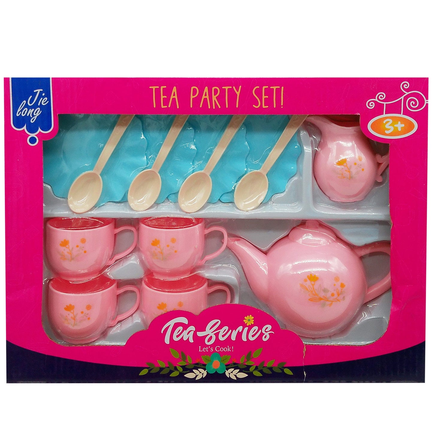 14 piece tea party playset -- 6 per box