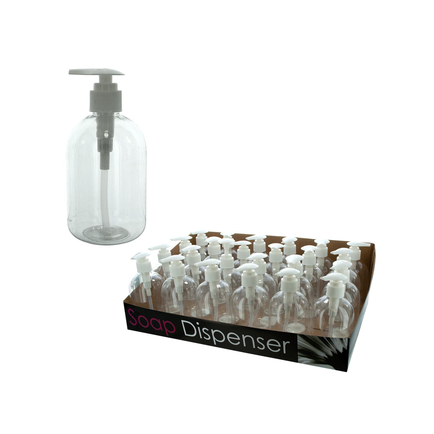 soap dispenser bottle countertop display 10 oz. -- 21 per box