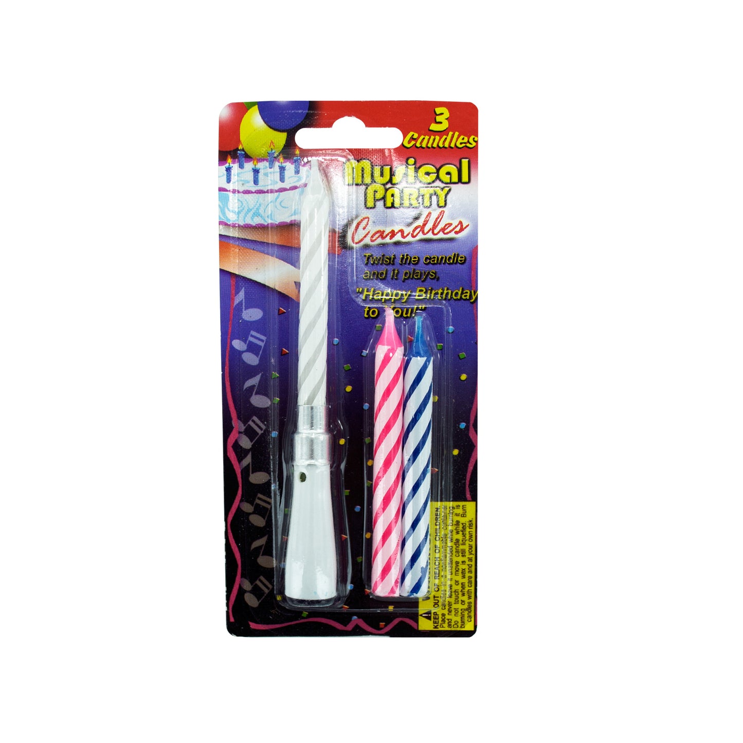 musical party candles - -- 40 per box