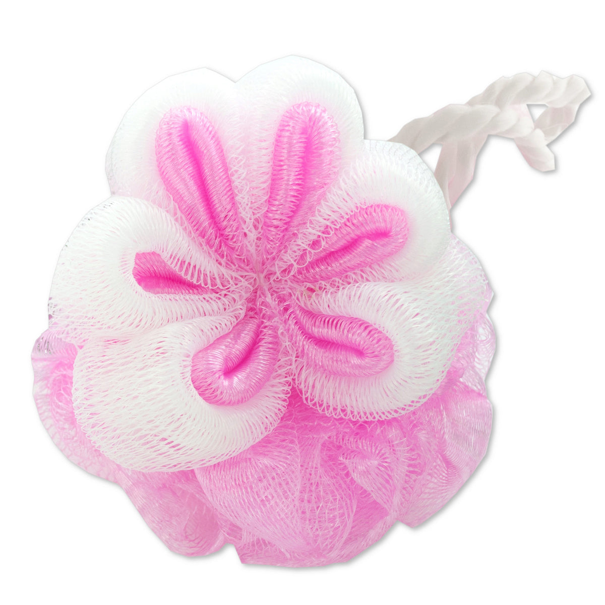 floral-shaped bath scrubbers - bulk -- 45 per box