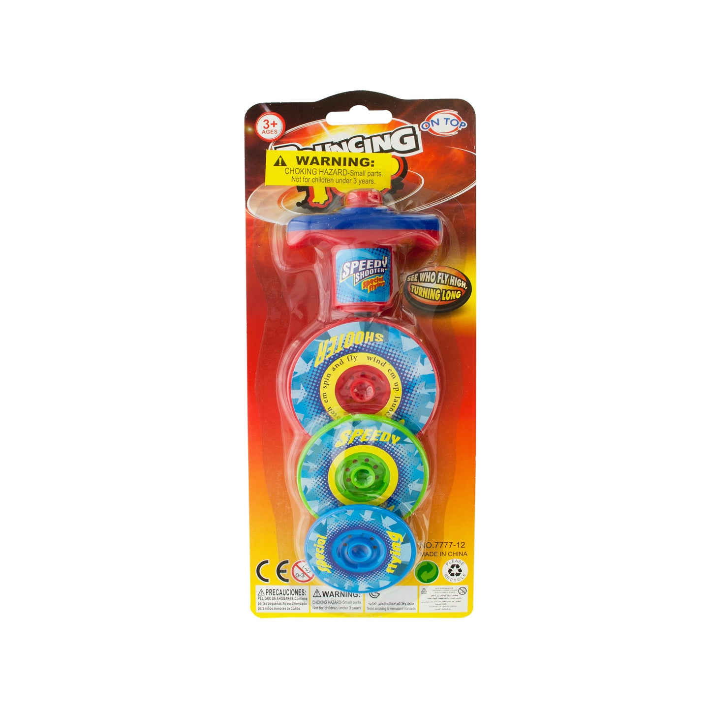 3 layer bouncing top spinners - -- 23 per box