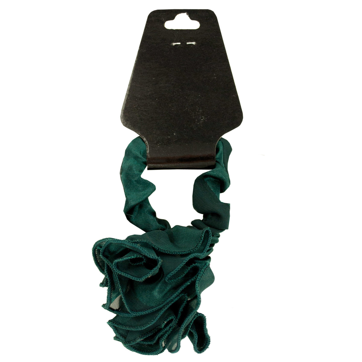 chiffon hair twister with ruffle rose accent - - aa pack -- 71 per box