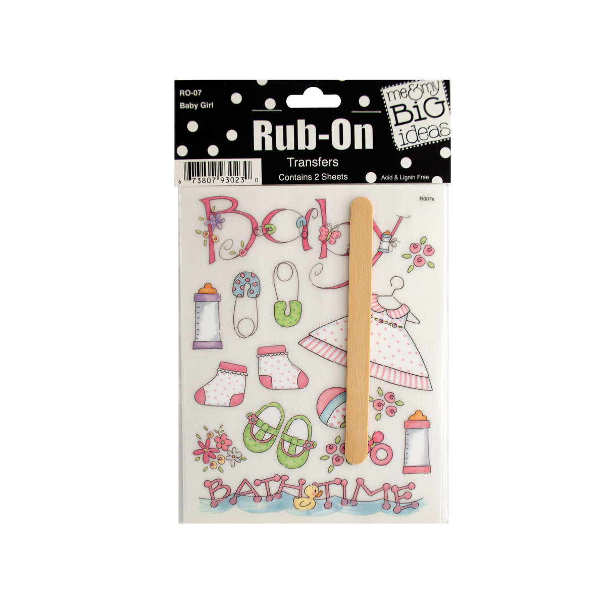 family sayings rub-on transfers -- 86 per box