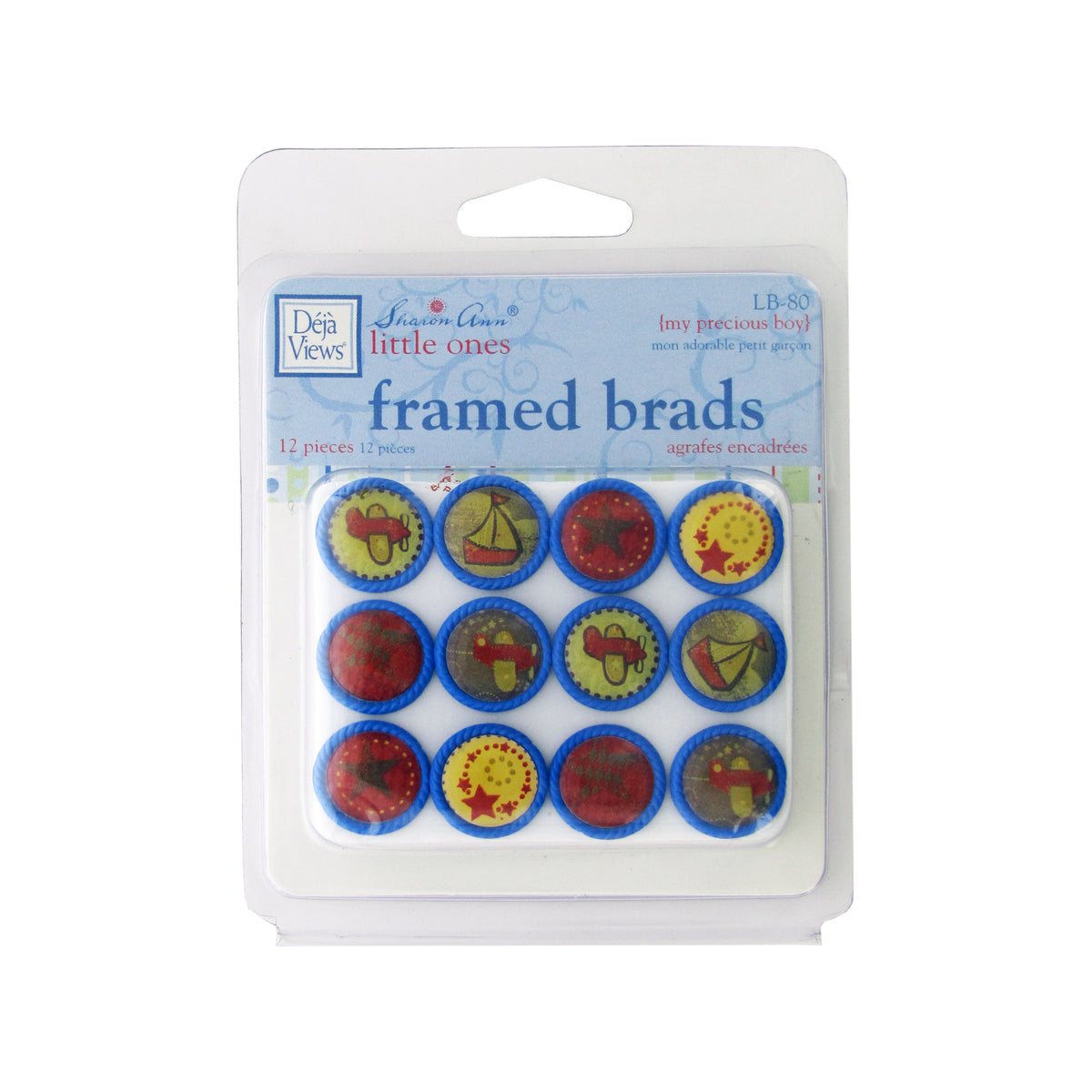 my precious boy framed brads - bulk packs -- 86 per box