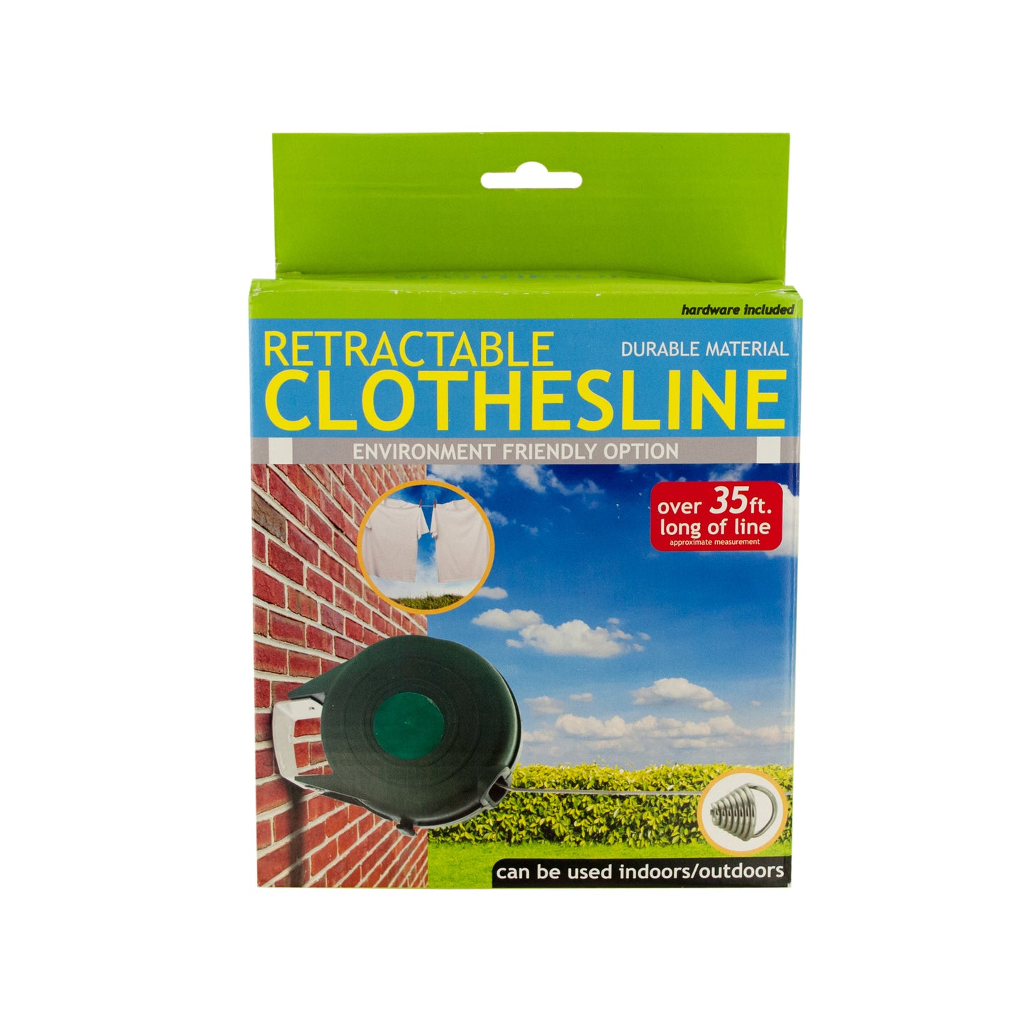 retractable clothesline - indoor/outdoor -- 5 per box