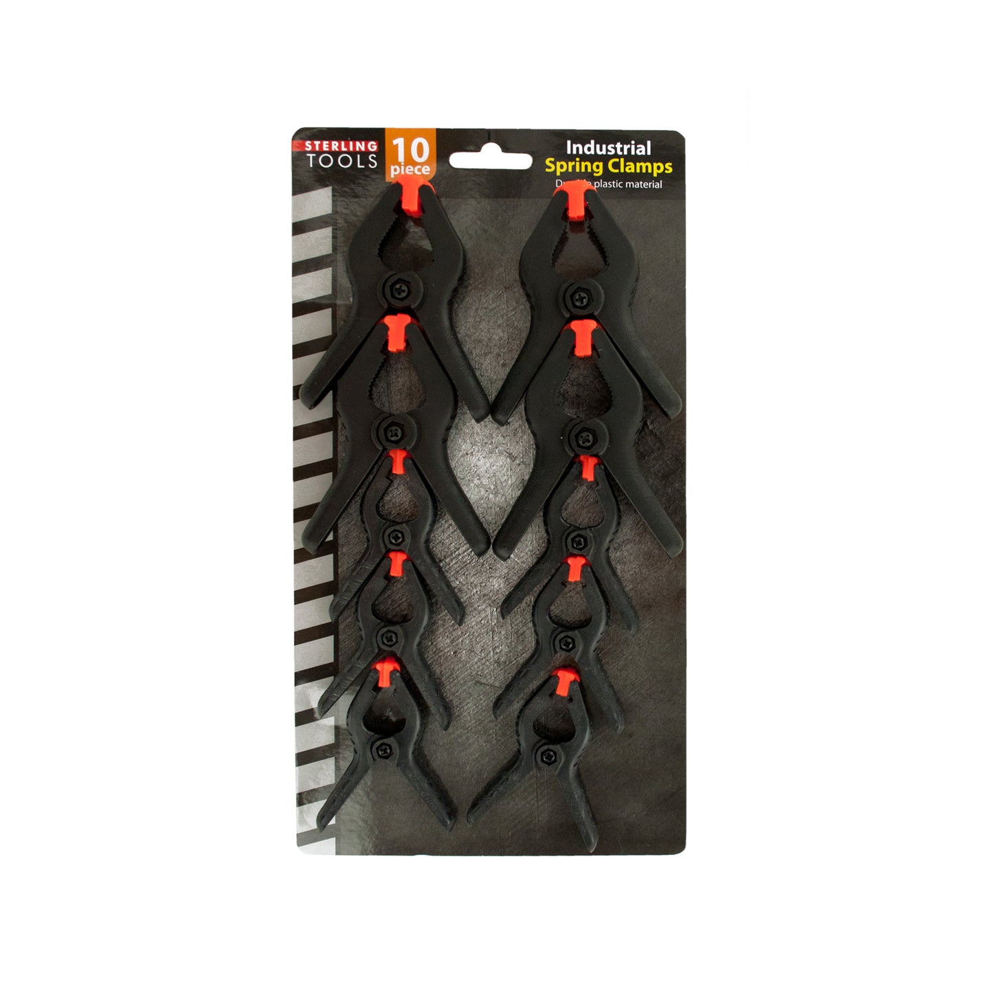 industrial plastic spring clamps - -- 10 per box