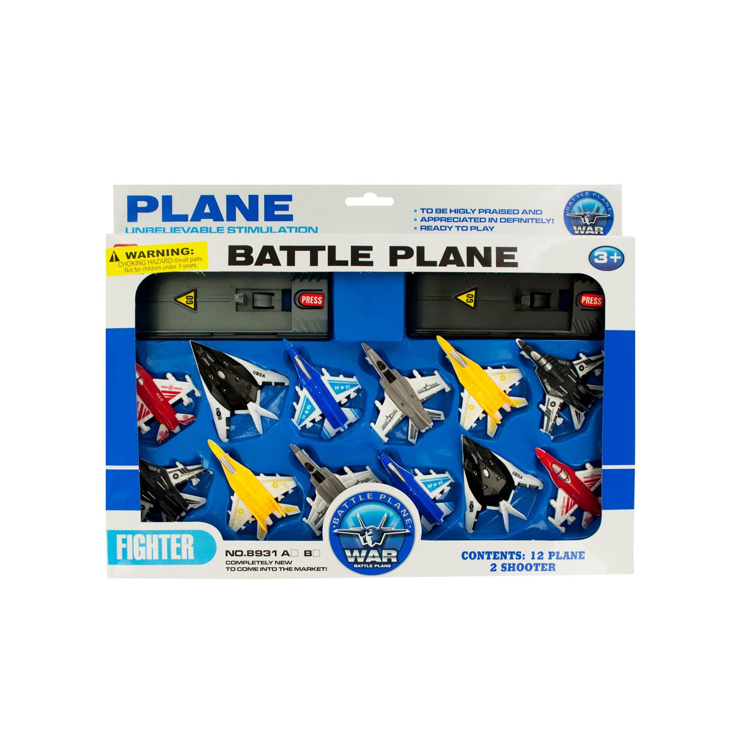 toy jet fighter planes with launch pads set -- 24 per box