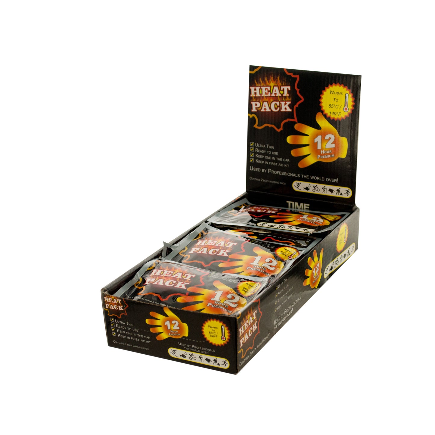 heat pack hand warmer countertop display -- 48 per box