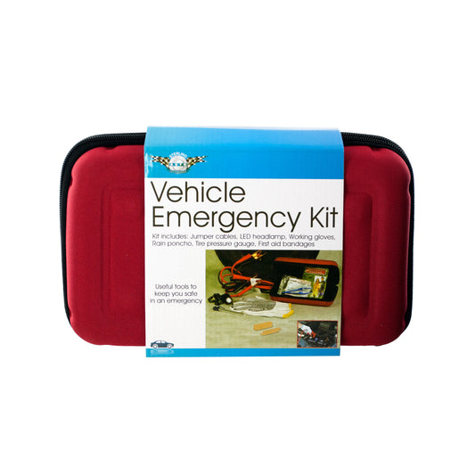 vehicle emergency kit - zippered case -- 3 per box