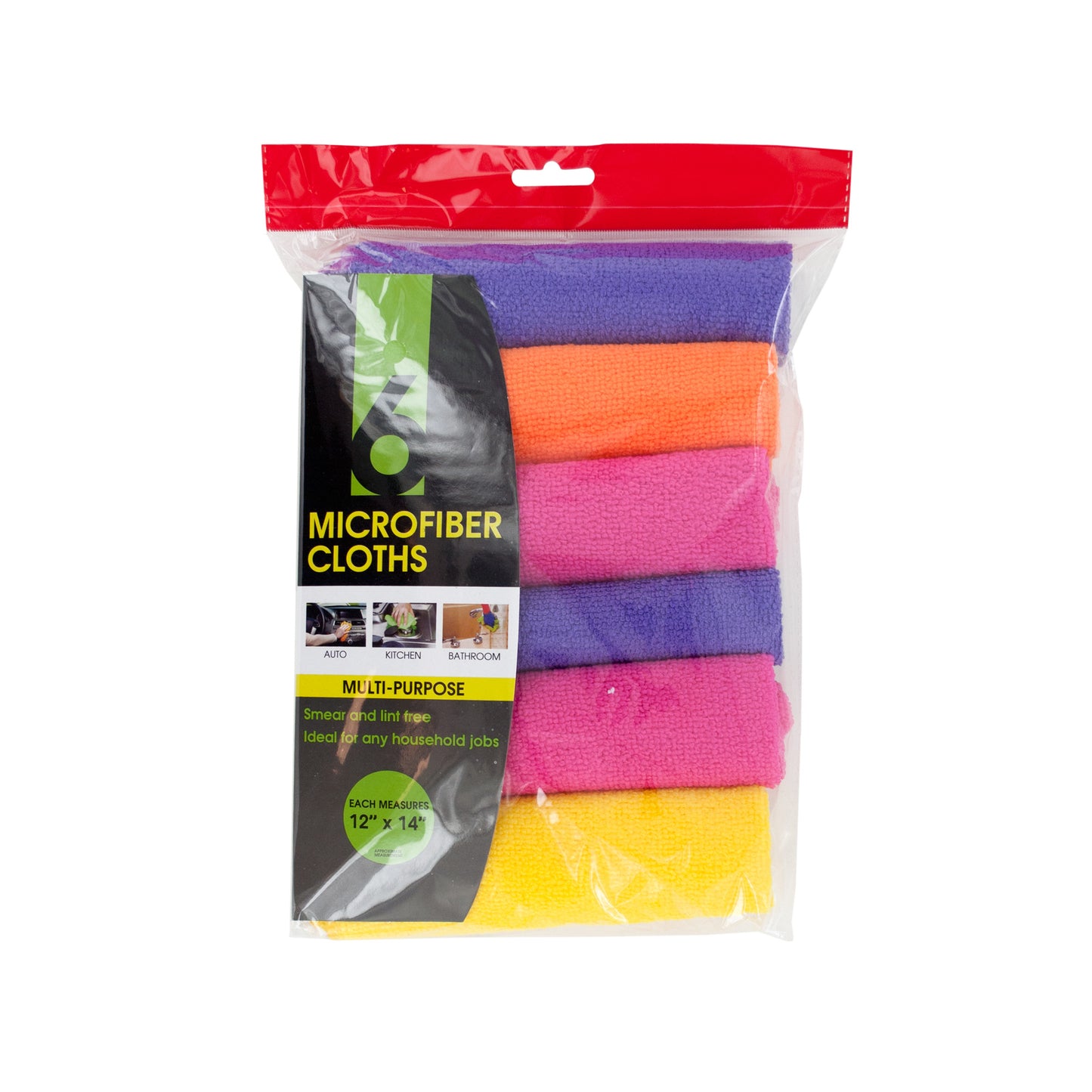 multi-purpose microfiber cloths set - - -- 9 per box