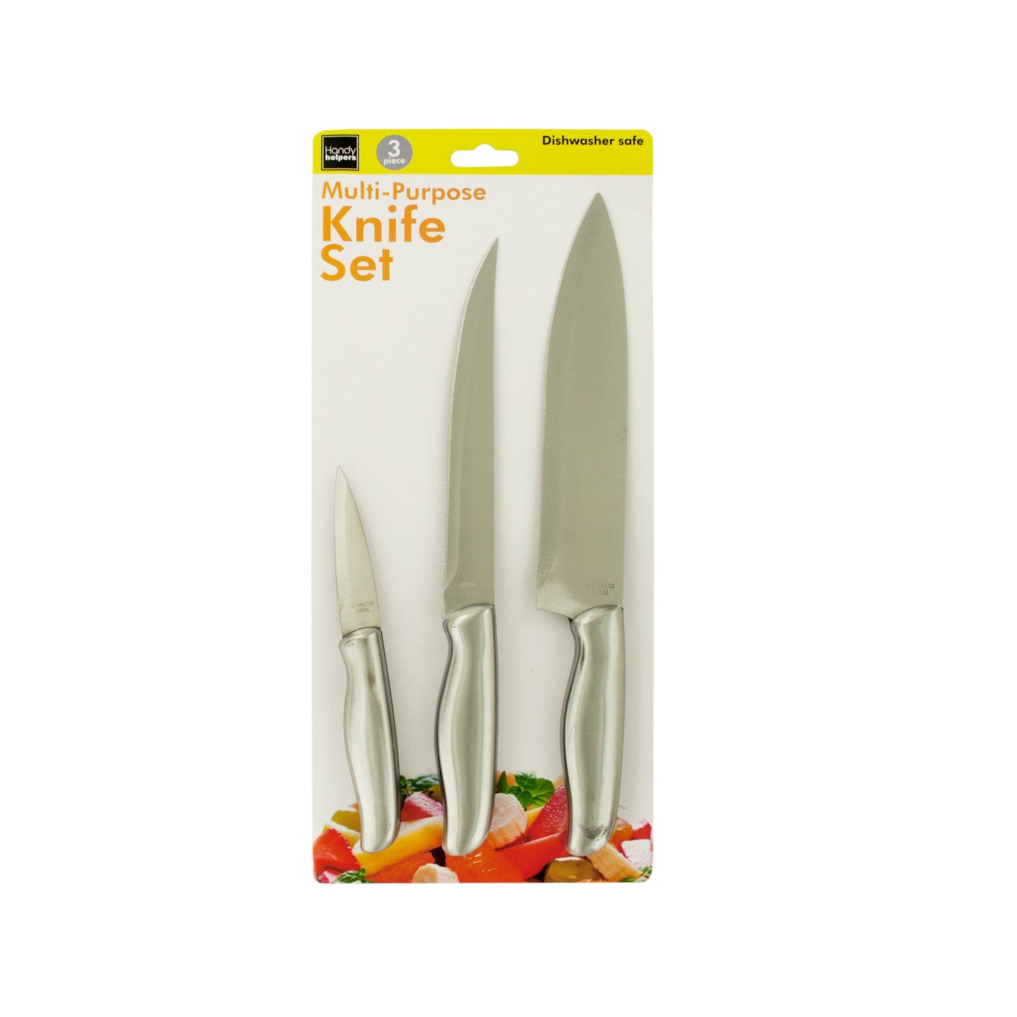 multi-purpose stainless steel knife set -- 5 per box