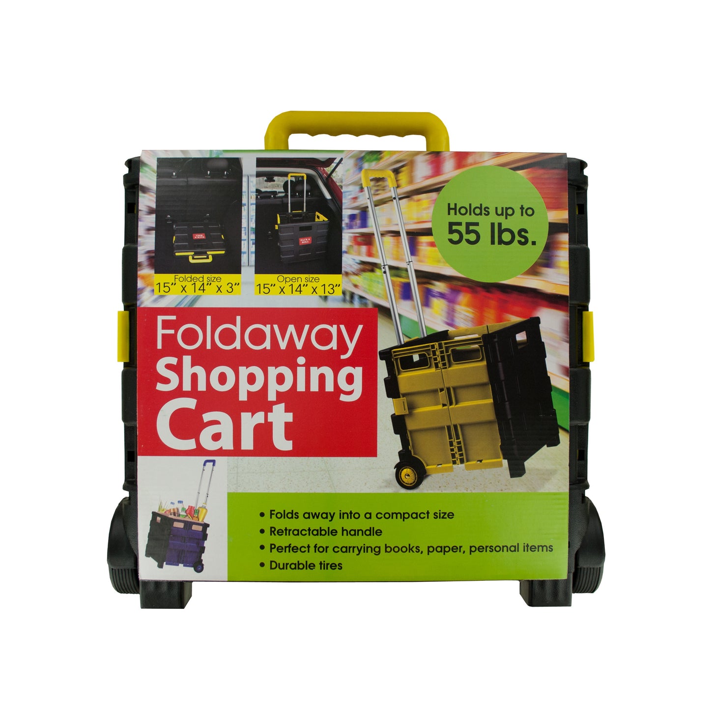 foldaway shopping cart - - -- 2 per box
