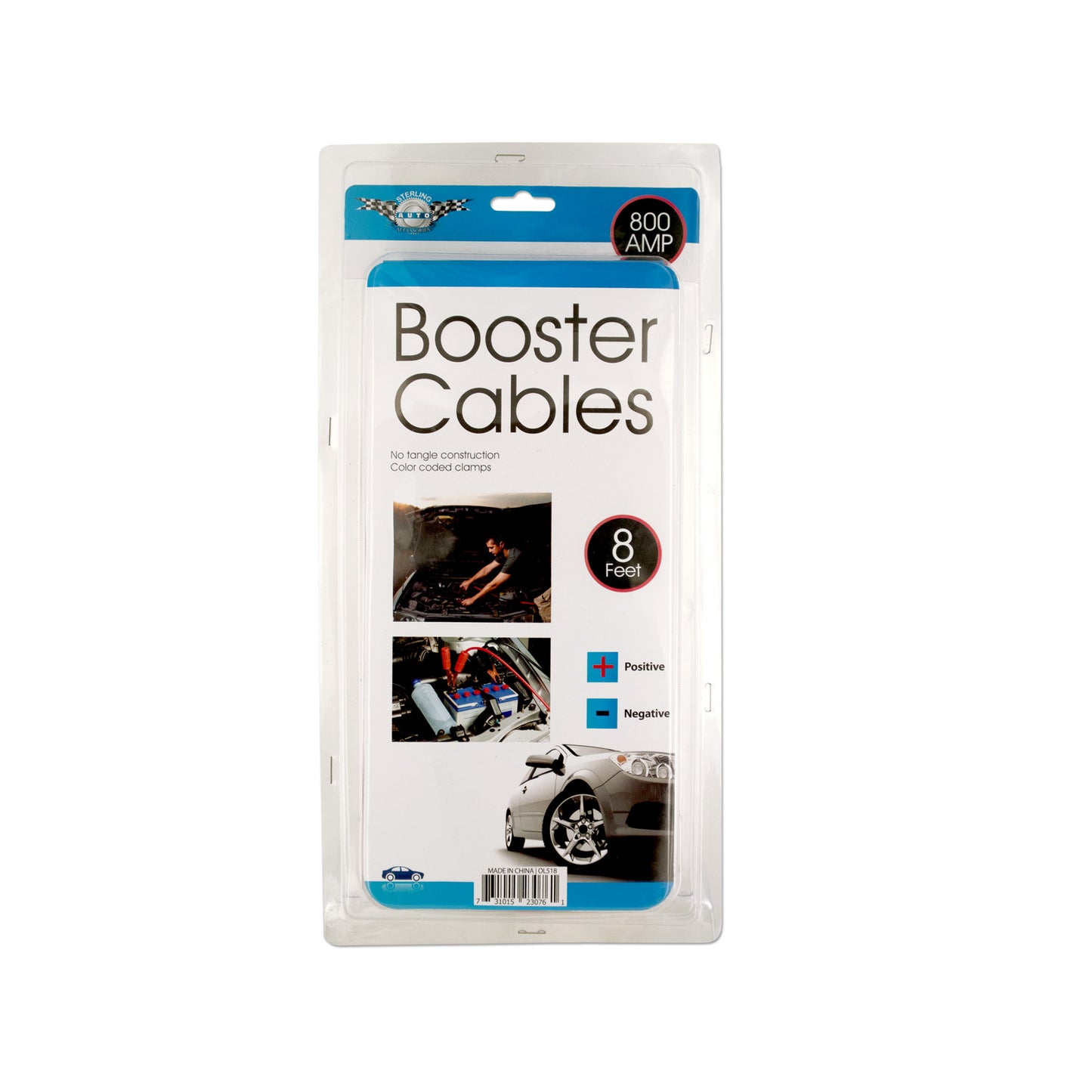 no tangle auto booster cables -- 3 per box