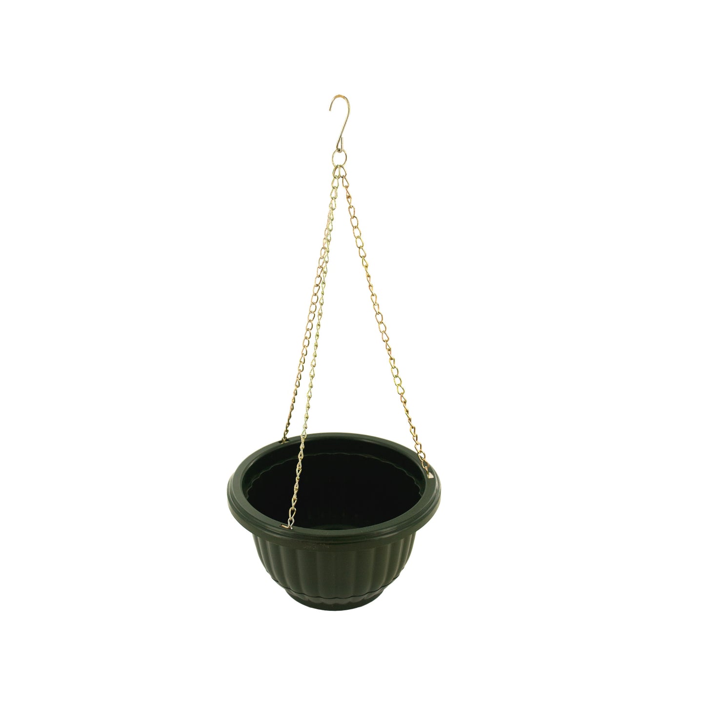 small hanging flower pots - metal link chain - -- 18 per box