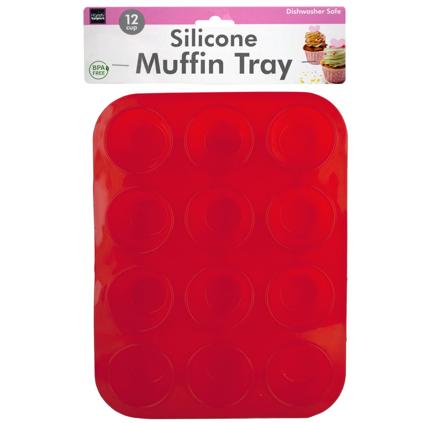silicone mini muffin tray - home and garden -- 10 per box