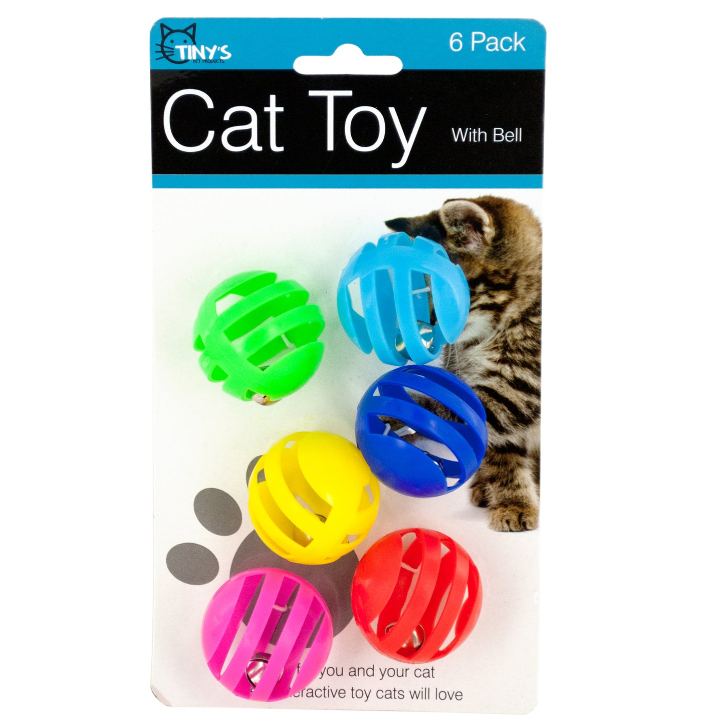 balls with bells cat toys - -- 27 per box