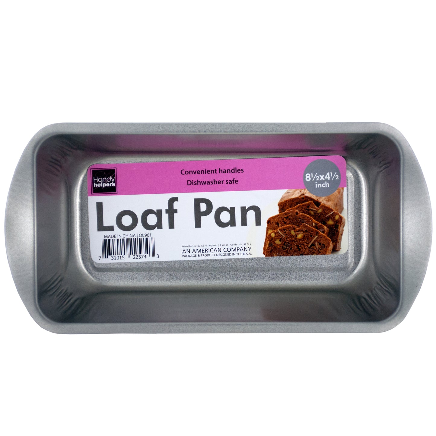loaf baking pans - non-stick coating -- 23 per box