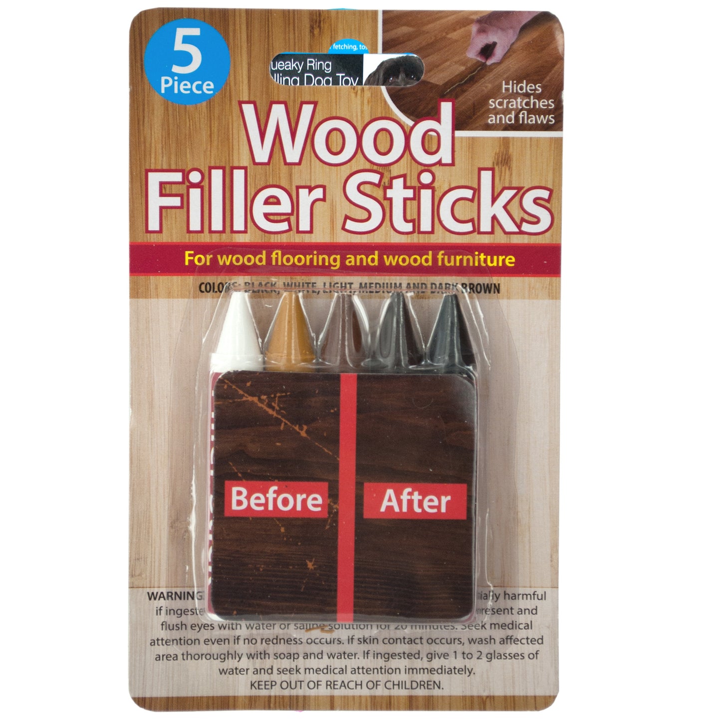 furniture repair wood filler sticks set -- 28 per box