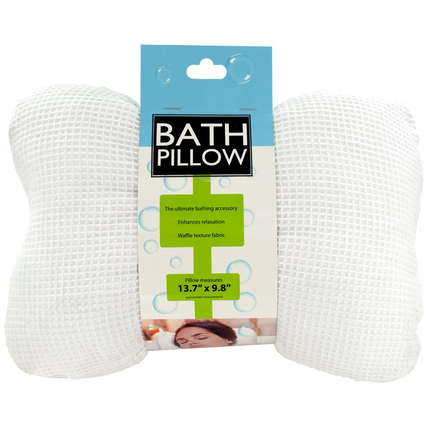 soft cloth bath pillows with suction cups -- 5 per box