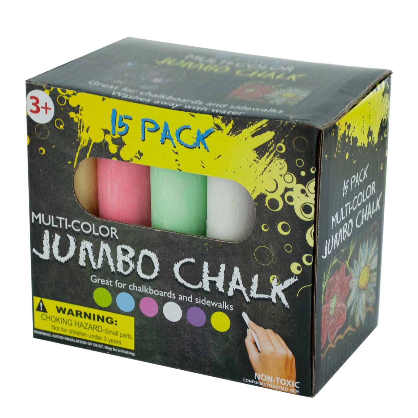 multi-color jumbo chalk set - - -- 24 per case