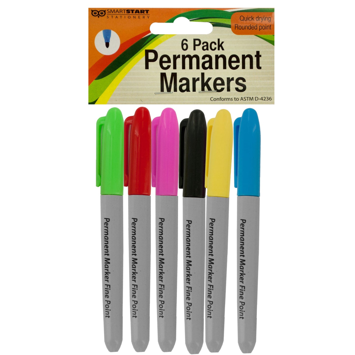 permanent markers set - 72 count - -- 30 per box