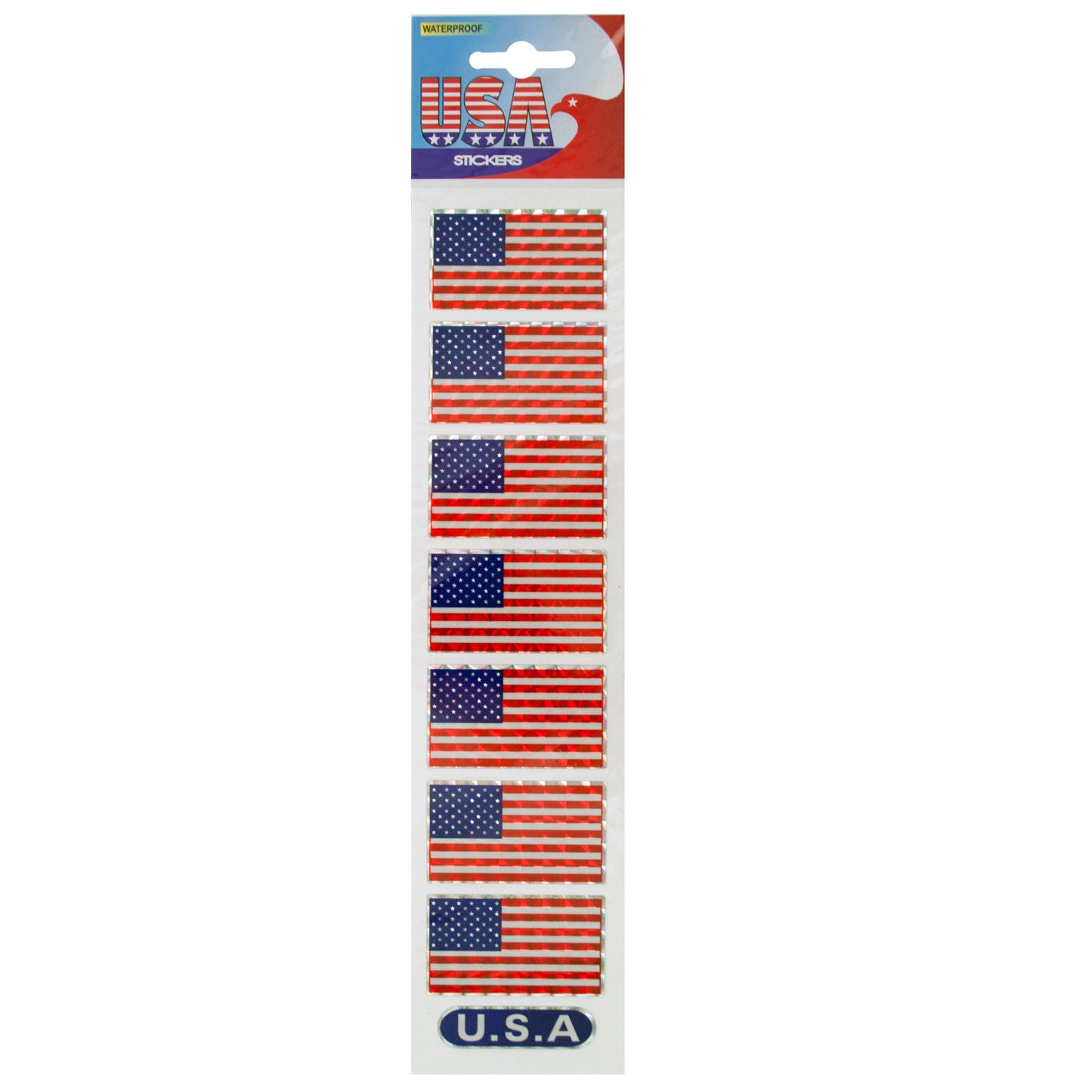 usa flag stickers - bulk 900 pack - -- 125 per box