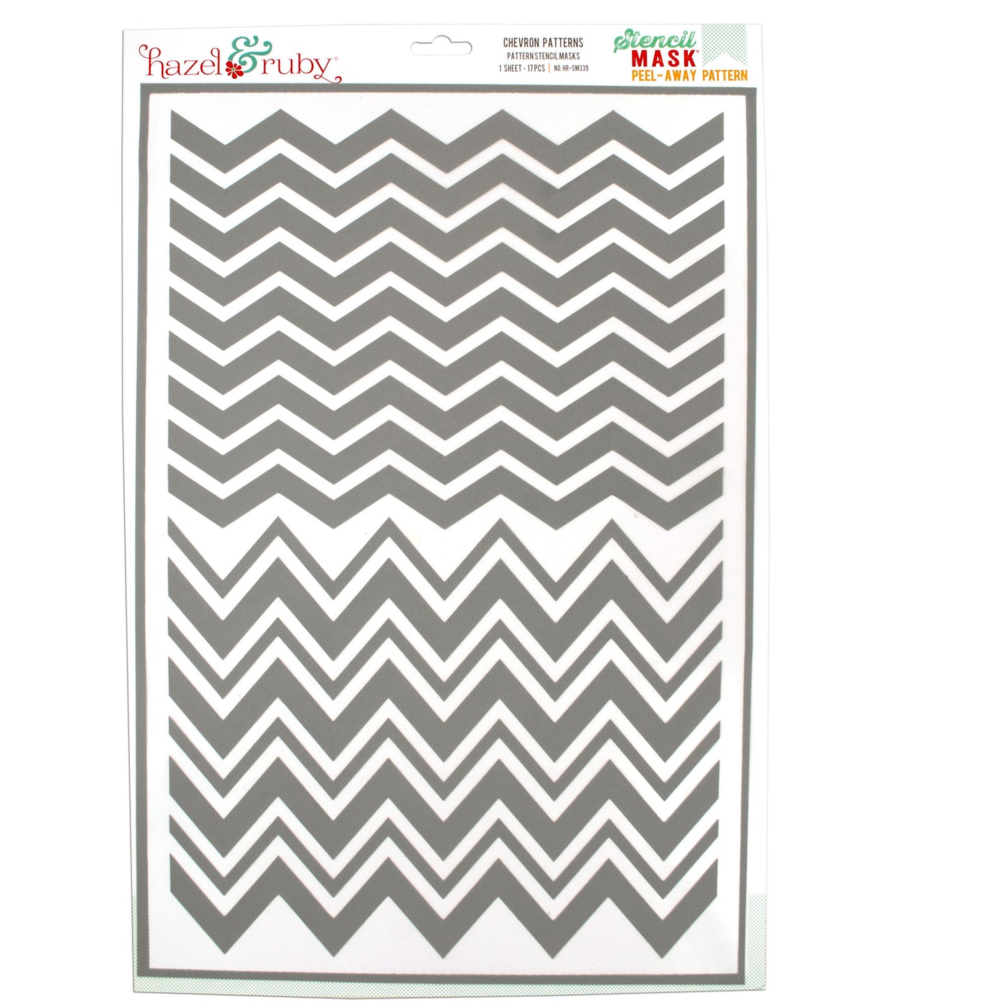 chevron patterns stencil masks -- 61 per box