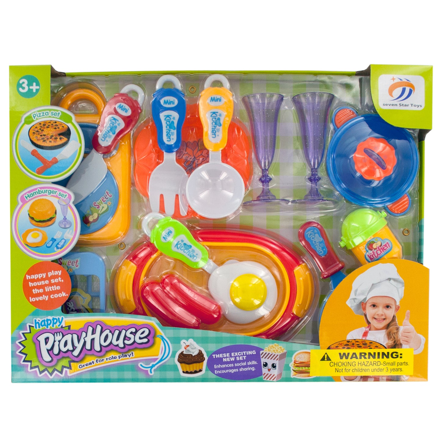 fancy cooking play set - - -- 4 per box