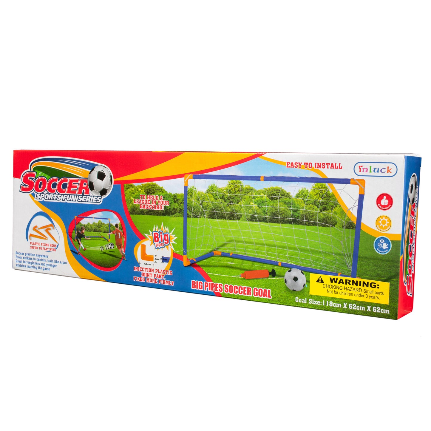 kids soccer game set -- 3 per box