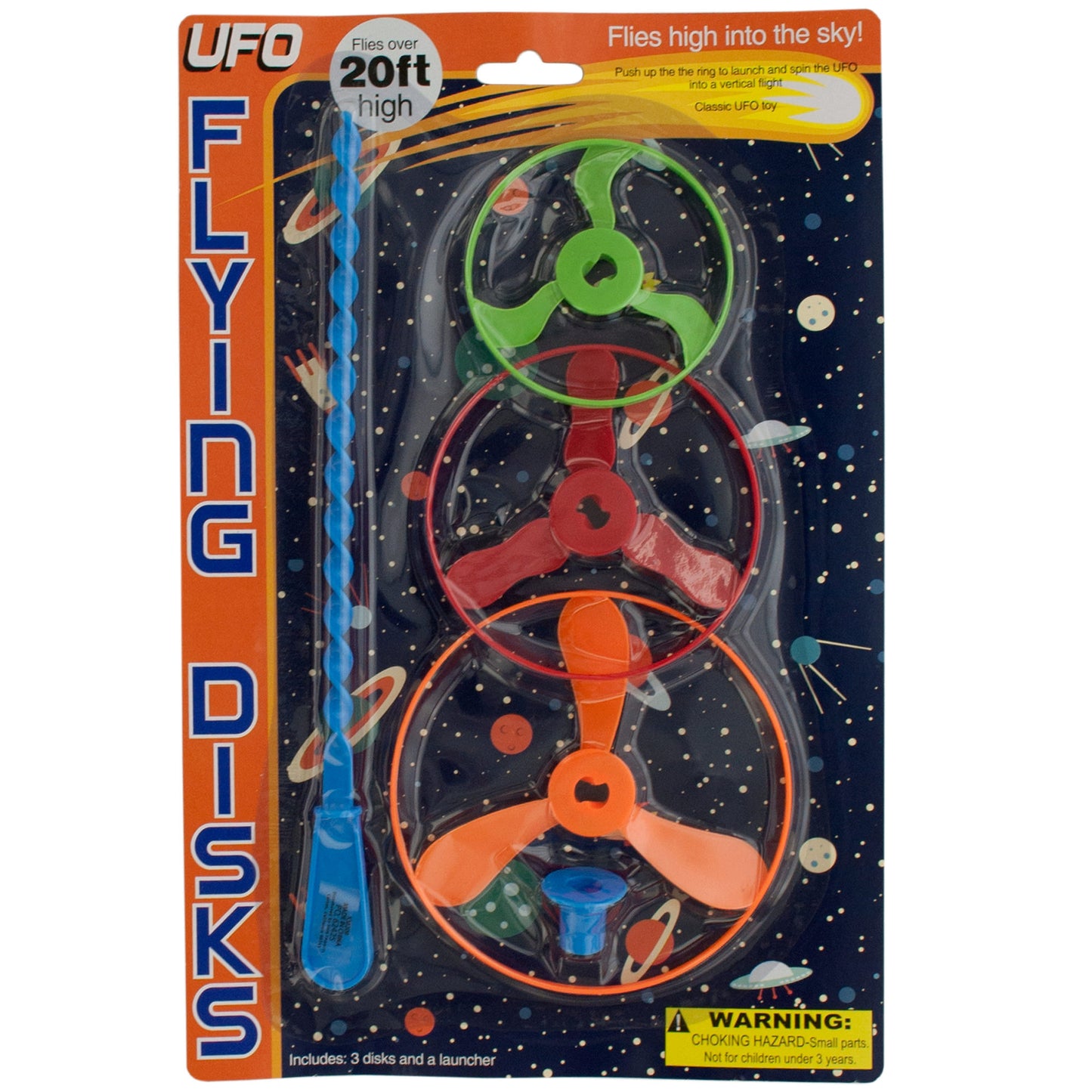 ufo flying disc play set -- 21 per box